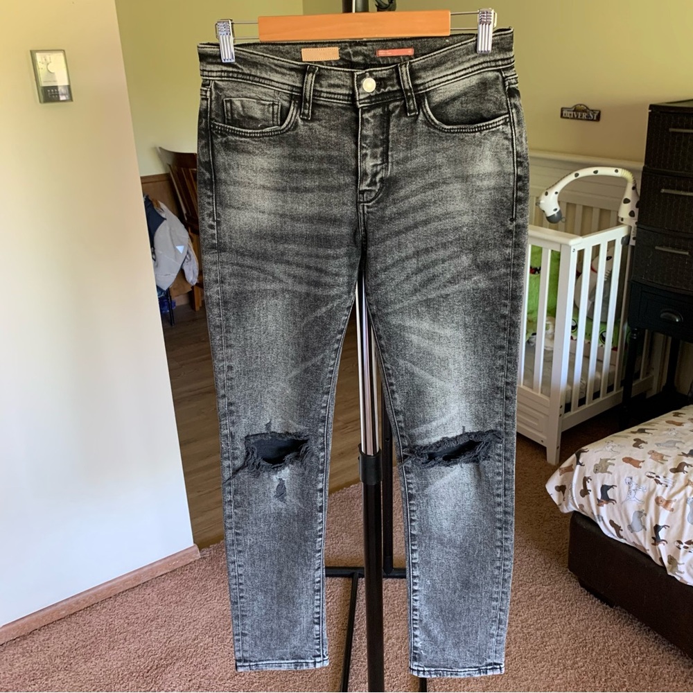 Pilcro Anthropologie Slim Boyfriend Jeans 26